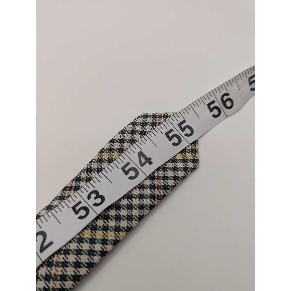 Polo Ralph Lauren Mens Silk Tie Green Houndstooth Glen Plaid Check RN 41381 - Picture 4 of 6